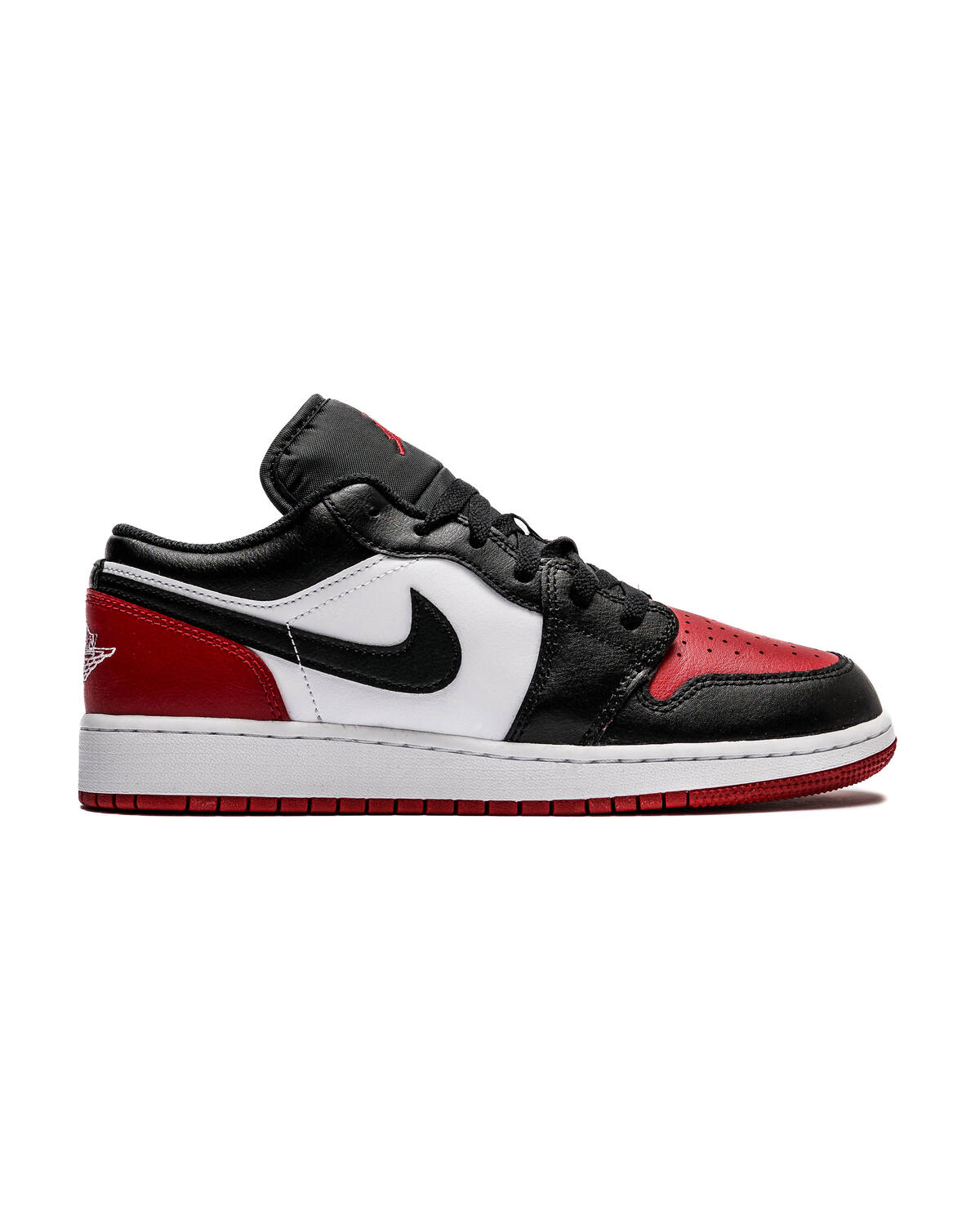 Air jordan black on sale red and white